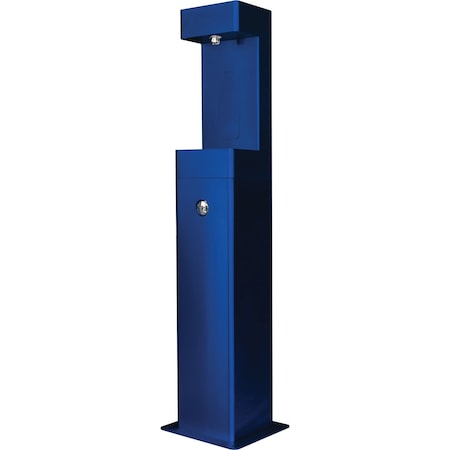 Global Industrial Outdoor Bottle Refilling Station 14 in D, 60-1/4 in H, 14 in W 761222BL